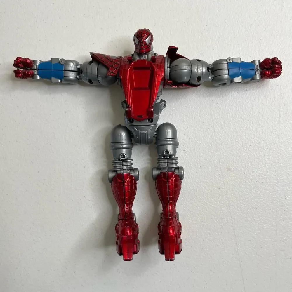 Toy Biz Marvel MegaMorphs 2005 Spider Man Transforming Figure Incomplete READ